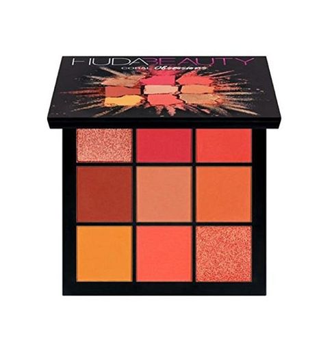 Exclusive NEW Huda Beauty Coral Obsessions Eyeshadow Palette