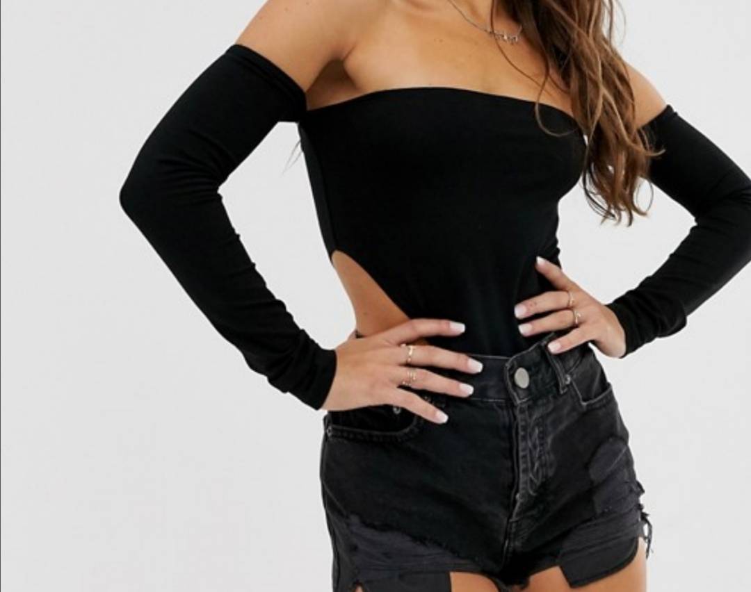 Product Body con escote bardot extremo de ASOS