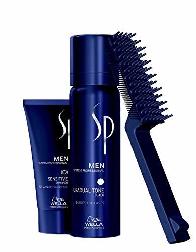 Producto Wella SP Men - Set de espuma de pigmento negro Gradual Tone