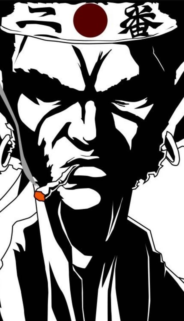 Social Anime Afro Samurai. 