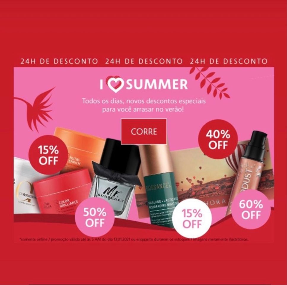 Moda SEPHORA - 24h até 60%