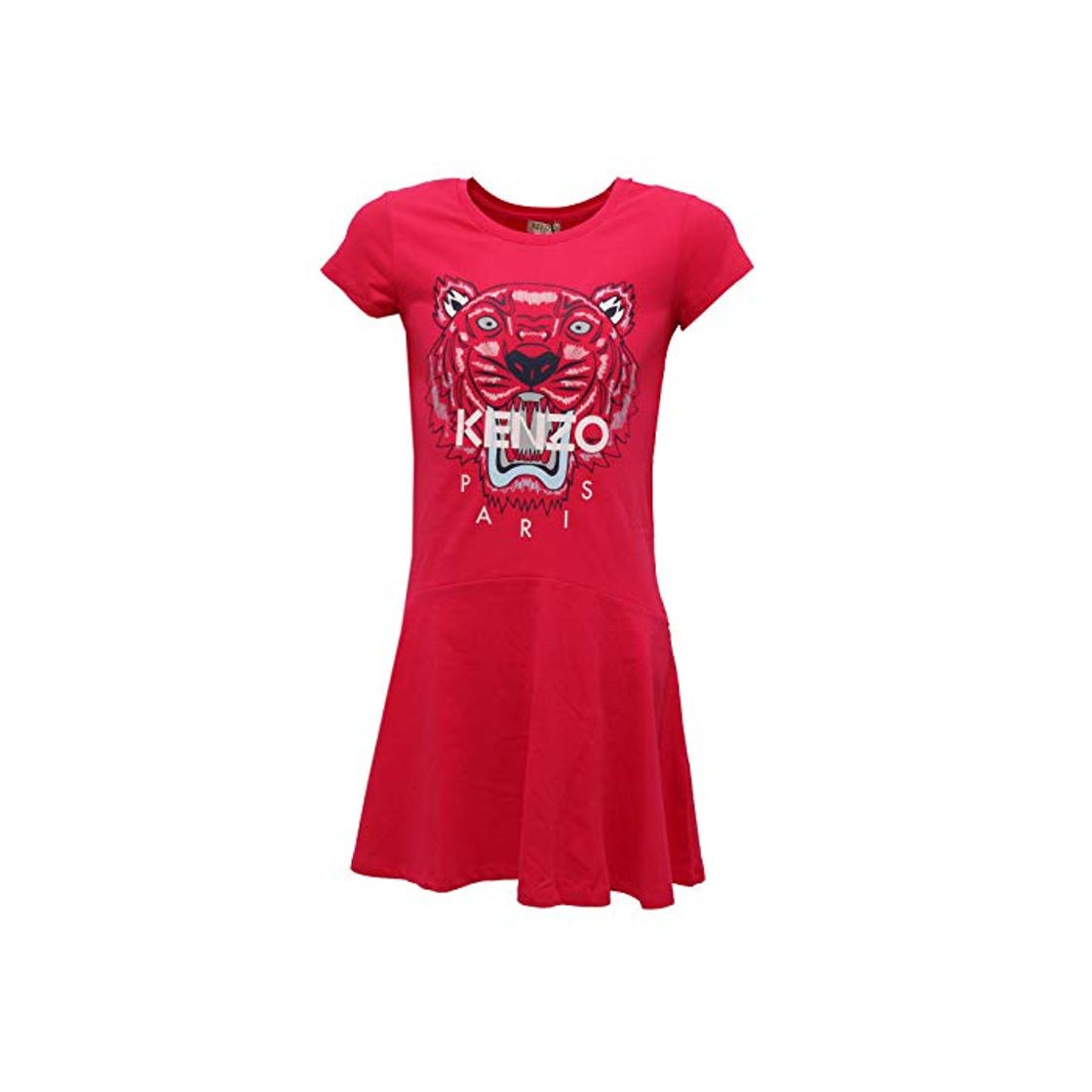 Social Kenzo 6646K Abito Bimba Girl Kids Vestito Cotton Fuxia Dress [16 Years]