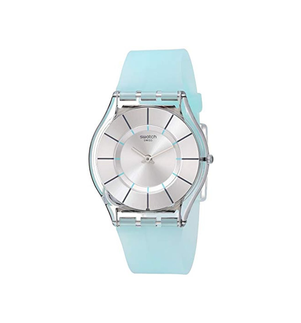 Social Swatch Reloj Analógico de Cuarzo Unisex con Correa de Silicona – SFK397
