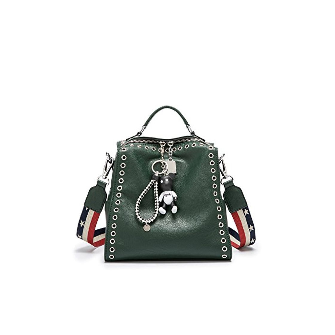 Products AINUOEY Mujer Bolsos Mochila Vestir Antirobo Pequeña Casual Bandolera Cuero Hombro Piel de PU Verde