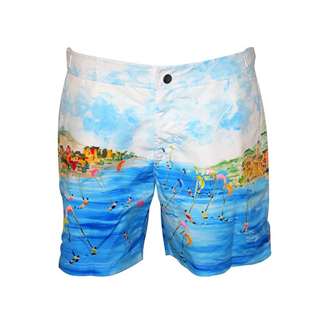 Productos Ermenegildo Zegna Lerici Seaview Print Shorts De Natación para Hombre