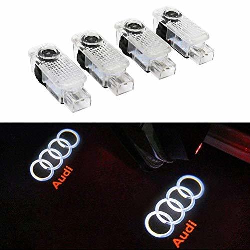 Social 4 PCS Luz de Puerta de Coche 3D Logo Proyector Láser LED