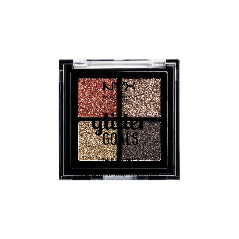 Social GLITTER GOALS CREAM QUAD PALETTE