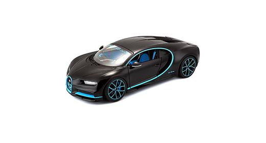 Bburago Bugatti Chiron en escala 1:18 en negro