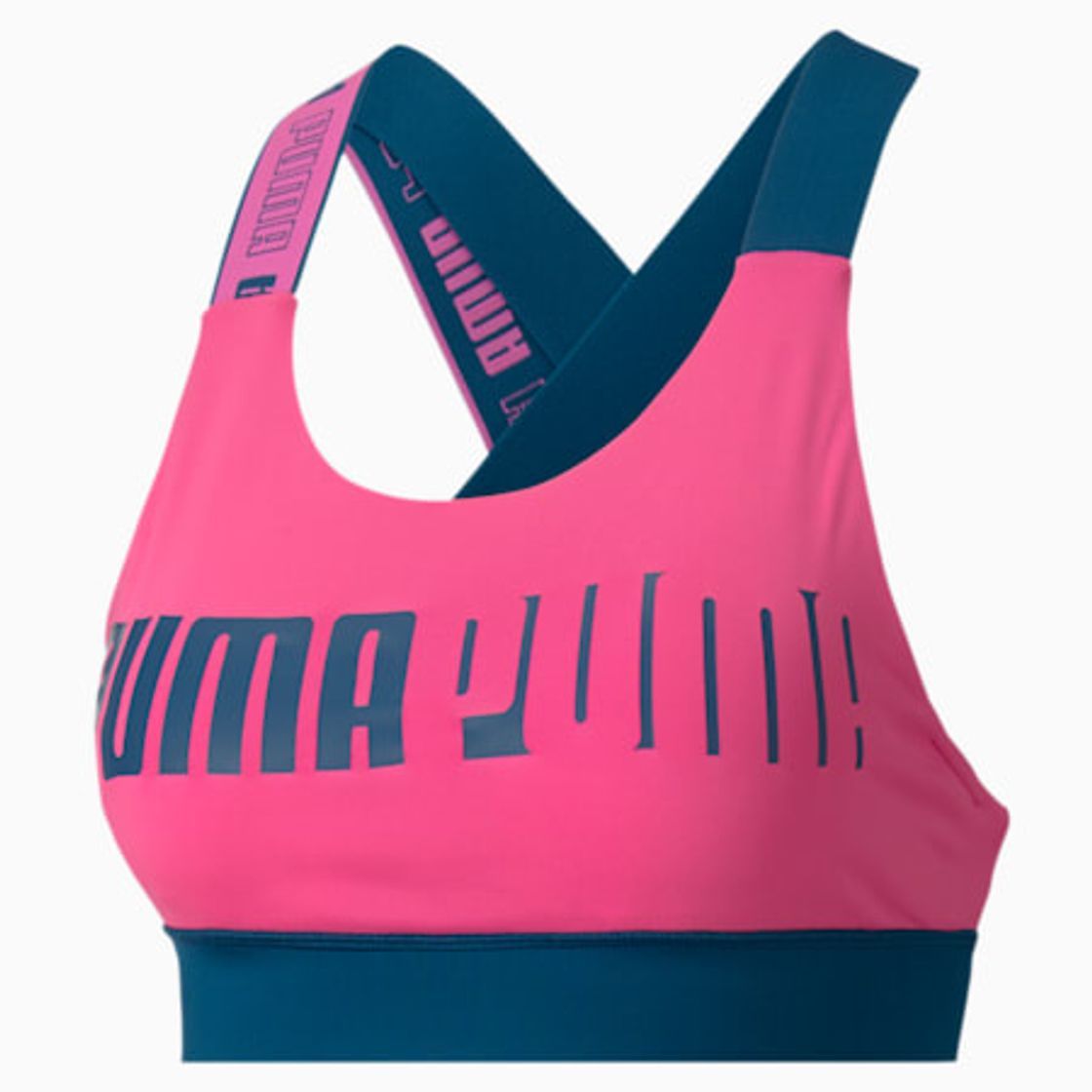 Fashion PUMA Mid Impact First Mile Long Line Bra Sujetador Deportivo