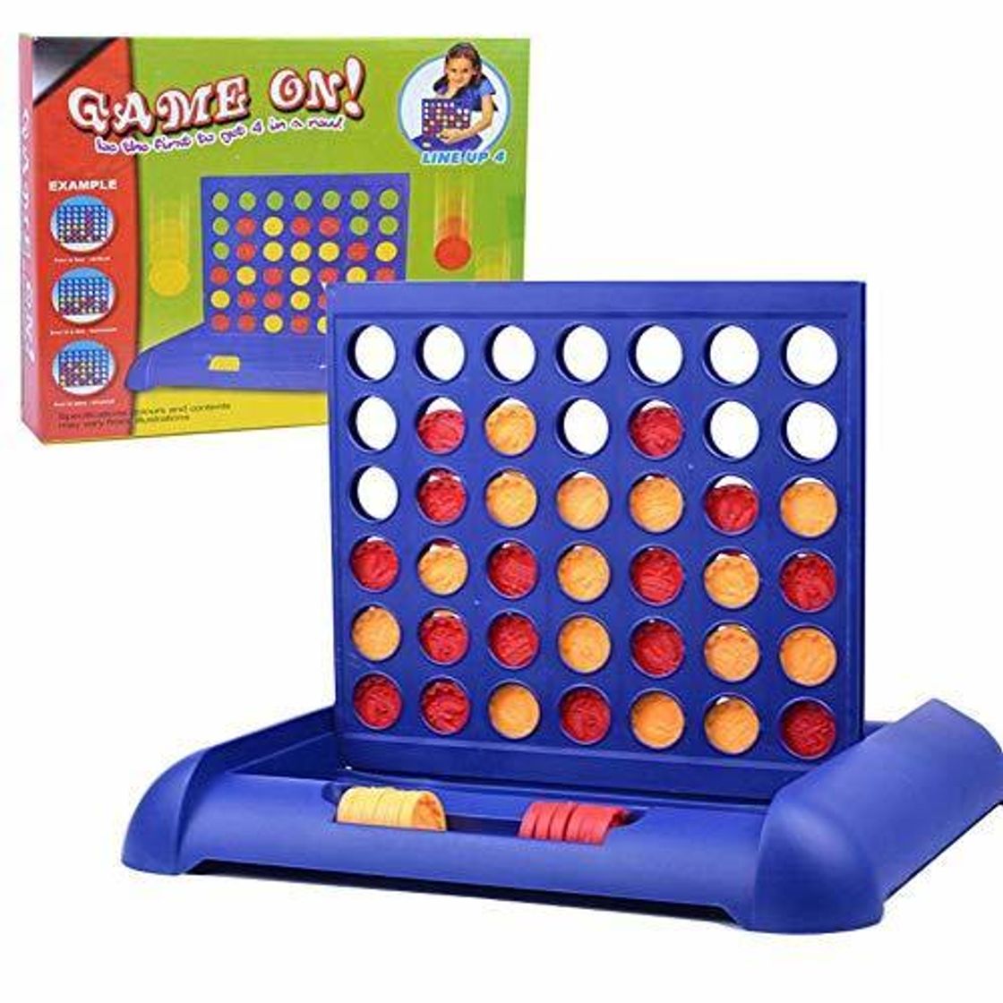 Producto rosemaryrose Juego Conecta 4 Juego Cuatro En Raya Niños Y Chicas Juego