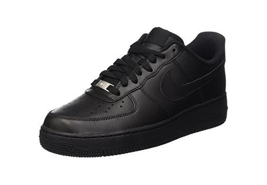 Nike Wmns Air Force 1 '07 - Zapatos Mujer, Negro