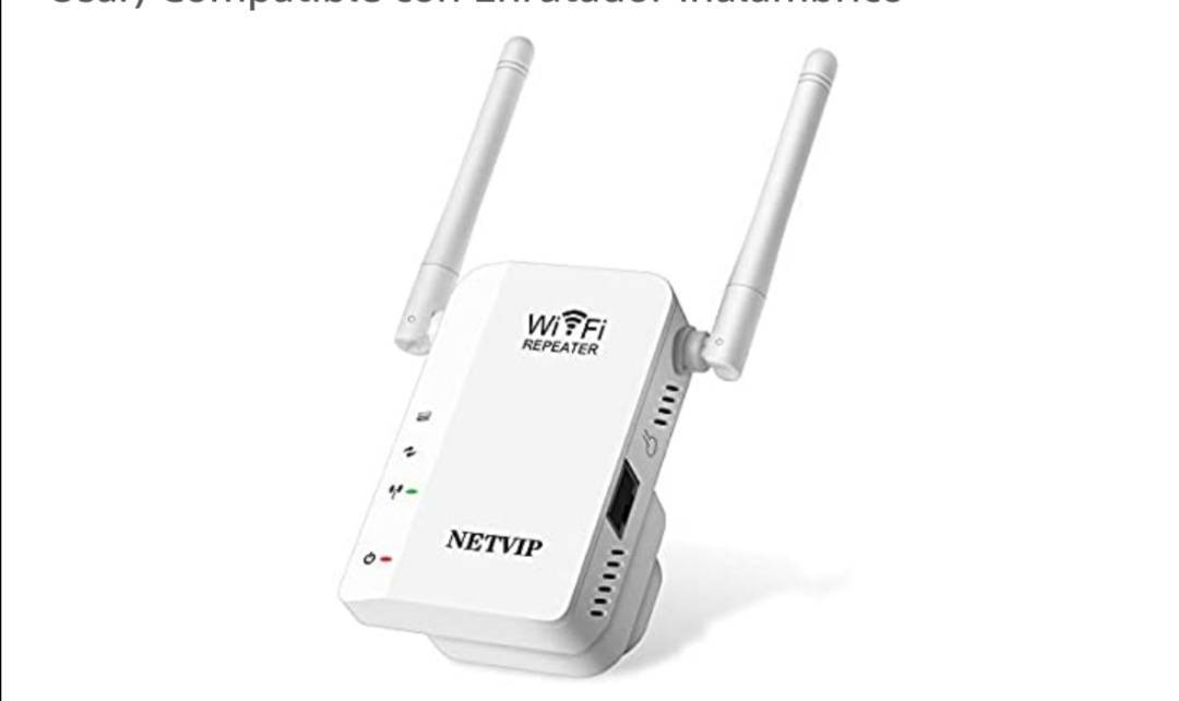 Fashion NETVIP WiFi Repetidor de Red WiFi Amplificador 300Mbps

