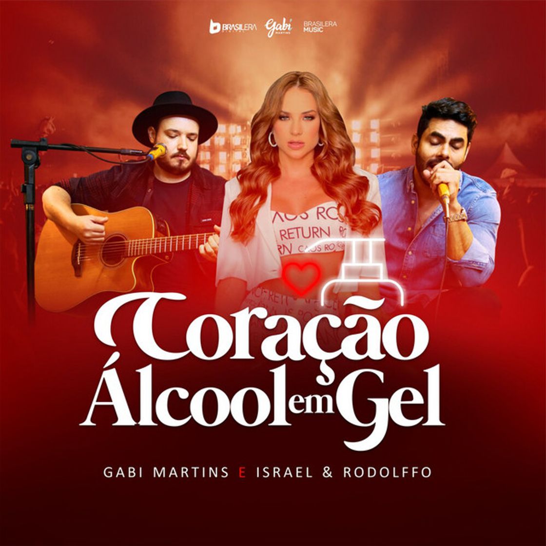 Music Coração Álcool em Gel