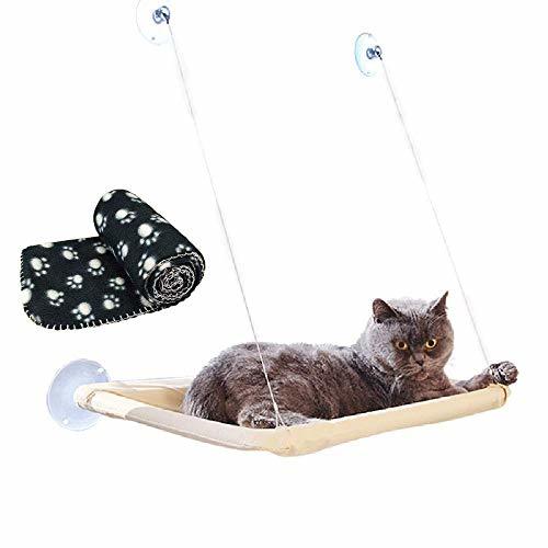 Social JZK Ventana montada hamaca para gato