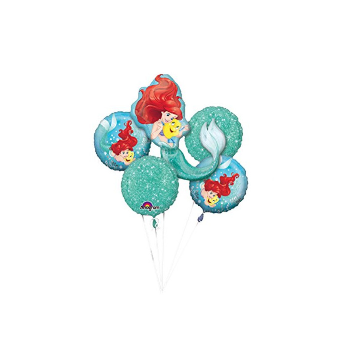 Productos Amscan International – 3393601 "Ariel Dream Big" Foil Balloon Bouquet