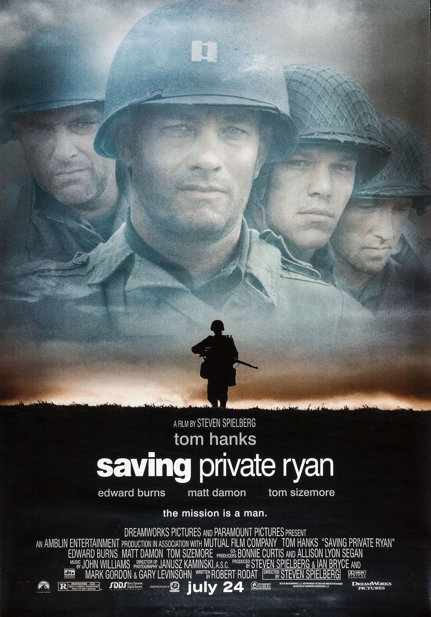 Película Salvar al soldado Ryan