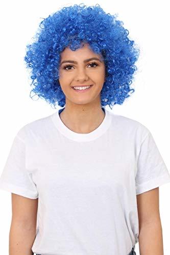 Products I LOVE FANCY DRESS LTD Peluca Afro Azul Accesorio DE Disfraz para