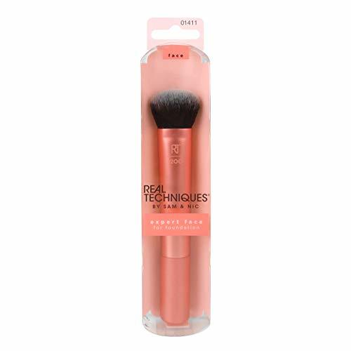 Social Real Techniques Expert Face Brush Brocha para Base de Maquillaje - 1 Unidad
