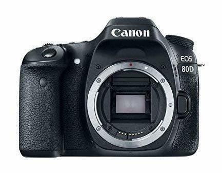 Electronic Canon EOS 80D Digital SLR 24.2 MP Camera Body Only with APS-C