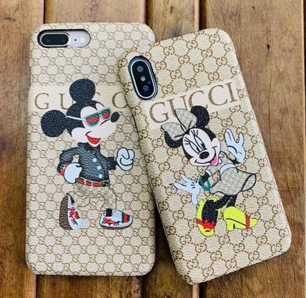 Fashion CAPA GUCCI MICKEY OU MINNIE PARA IPHONE