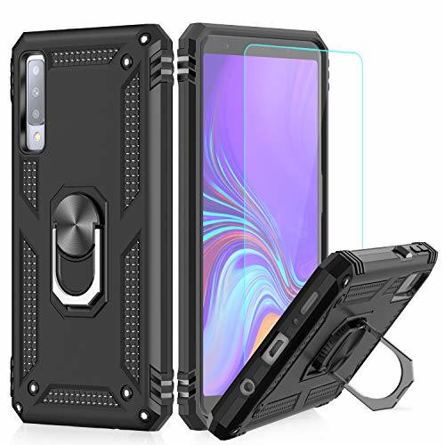 Producto LeYi Funda Samsung Galaxy A7 2018 Armor Carcasa con 360 Anillo iman