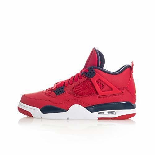 Jordan Retro 4"FIBA Gym Shoes/Obsidian-White