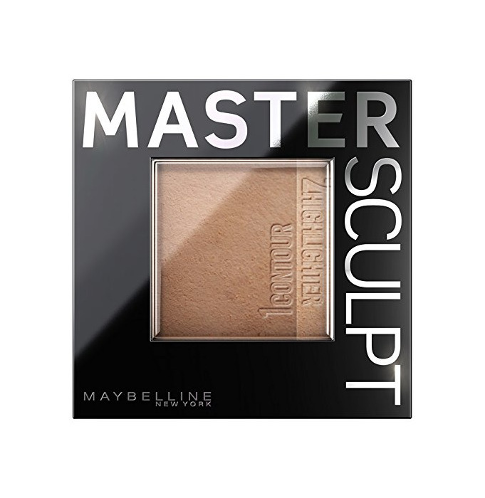 Belleza GEMEY MAYBELLINE Maestro Sculpt 02 Contorno Duo Polvo Oscuro Medio