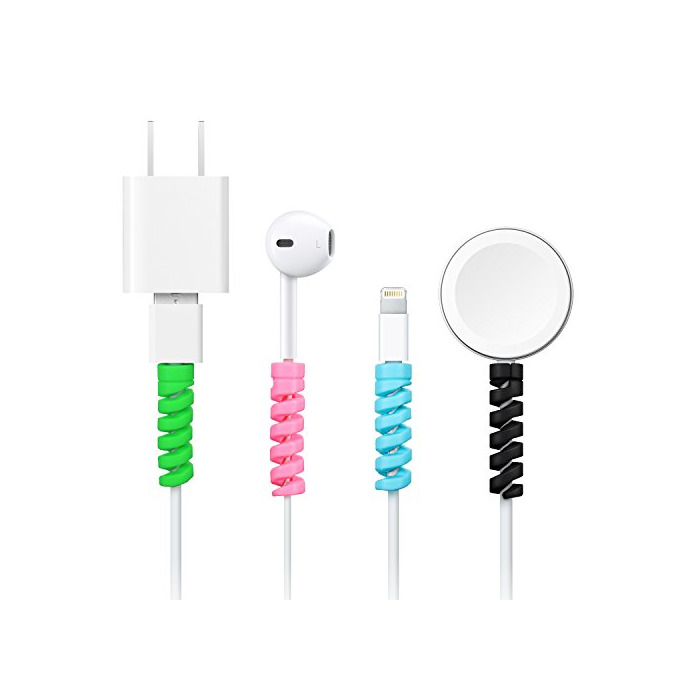 Social 12 Piezas de Protector de Cable de Cargador en Tipo C, Protector