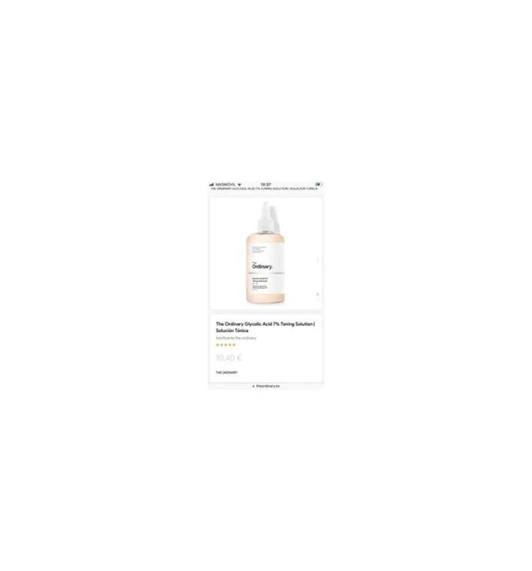 Social The Ordinary Glycolic Acid 7pct Toning Solution