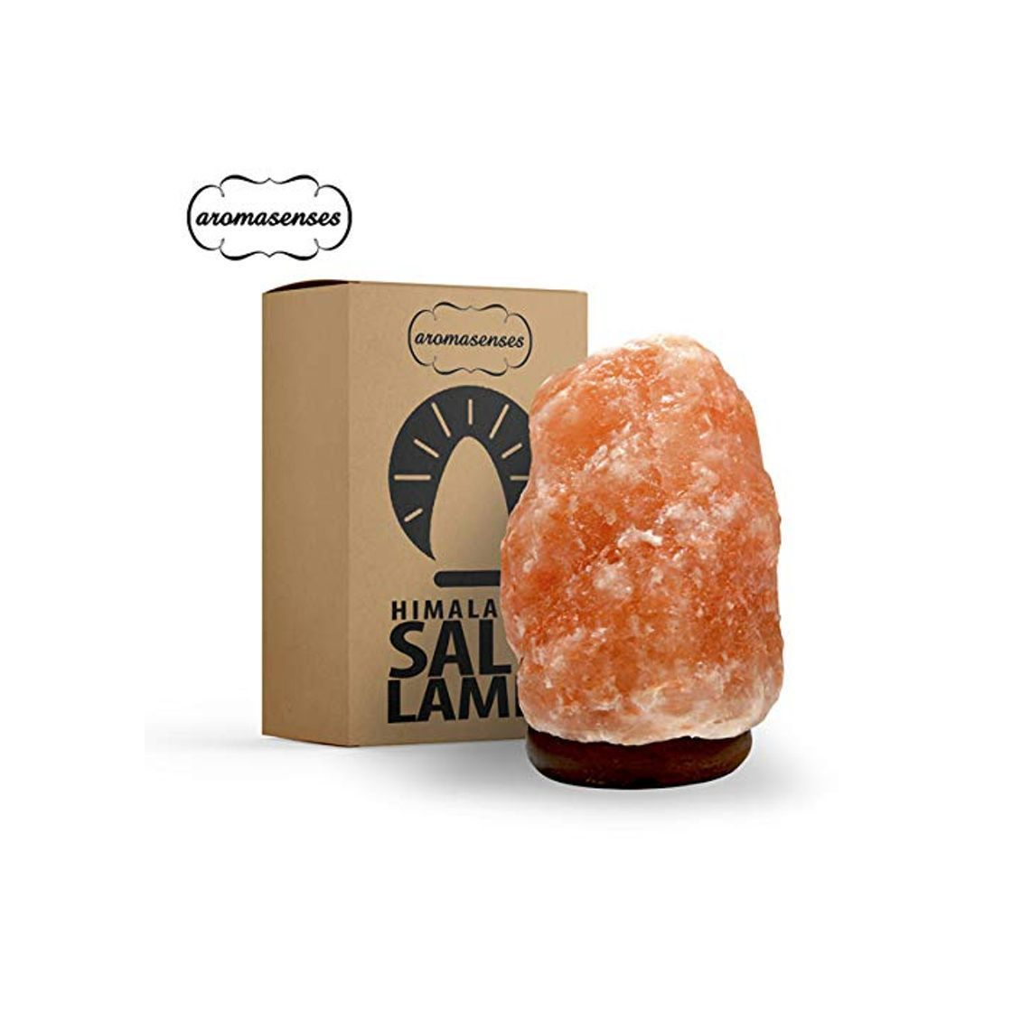 Social AROMASENSES Lámpara de Sal del Himalaya