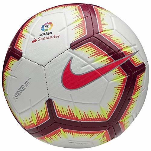 Nike La Liga Strike Football WHITE/PINK FLASH/TEAM RED/TEAM RED 18/19 SIZE 5