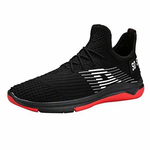 ZARLLE_ Hombre Zapatillas de Correr Malla Casual Zapatillas Running Hombre Deportivo Sneakers