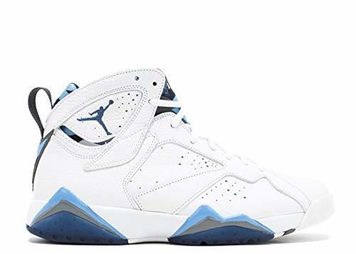 Zapatillas NIKE Air Jordan 7 Retro Frances Blue en Piel Blanca 304775-107