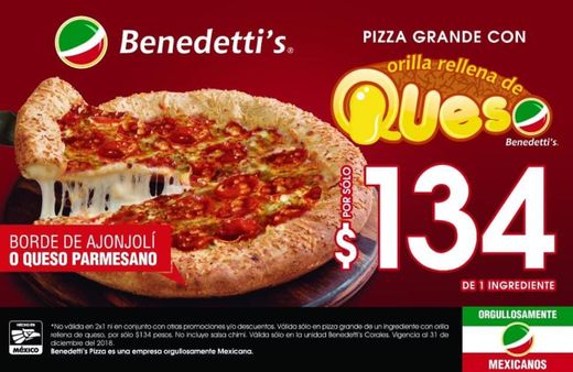 Benedettis Pizza Boca del río