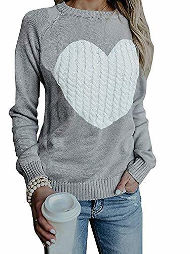 Product Mujer sudaderas Básico Punto Suéter de Moda O-Cuello Otoño Invierno Oversize Jerseys