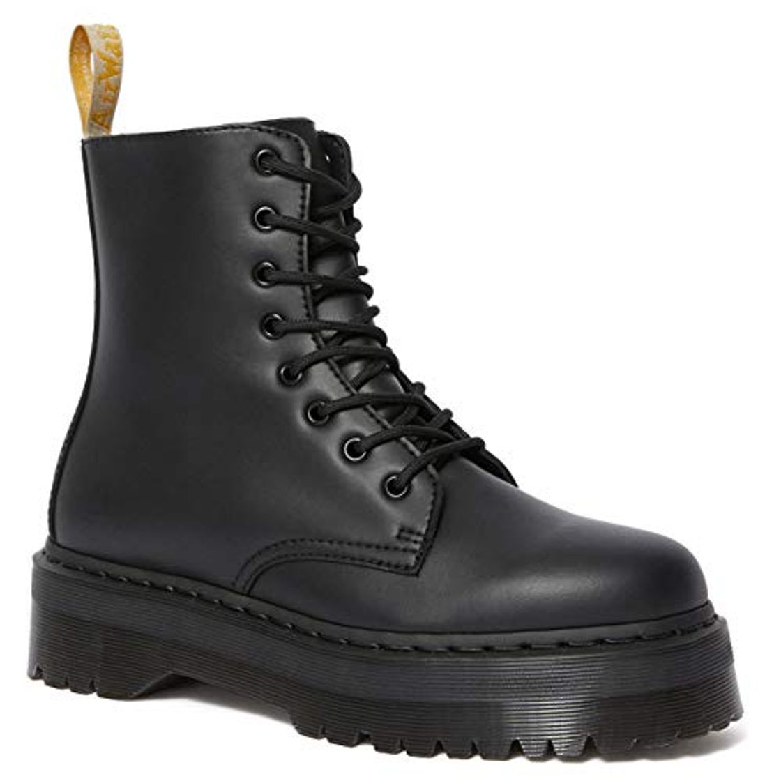Social Anfibio DR MARTENS Vegan Jadon II Mono Black Felix Rub Off Taglia