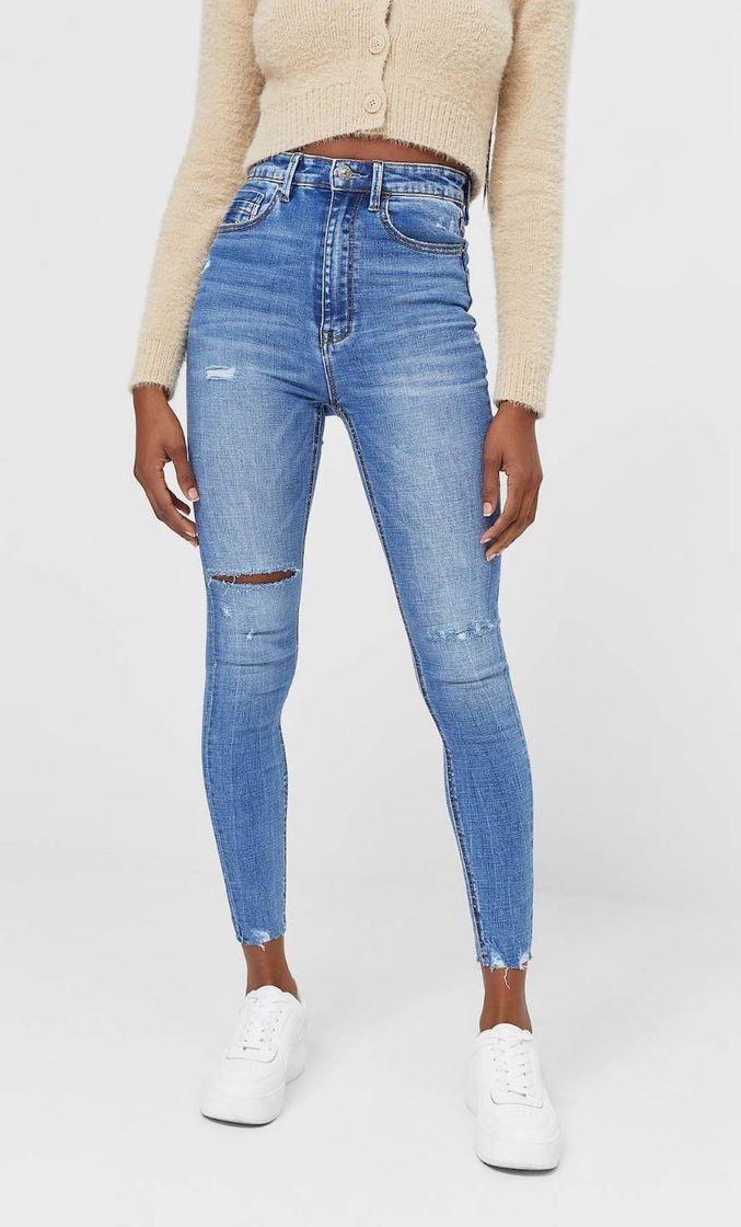 Moda Jeans super high waist