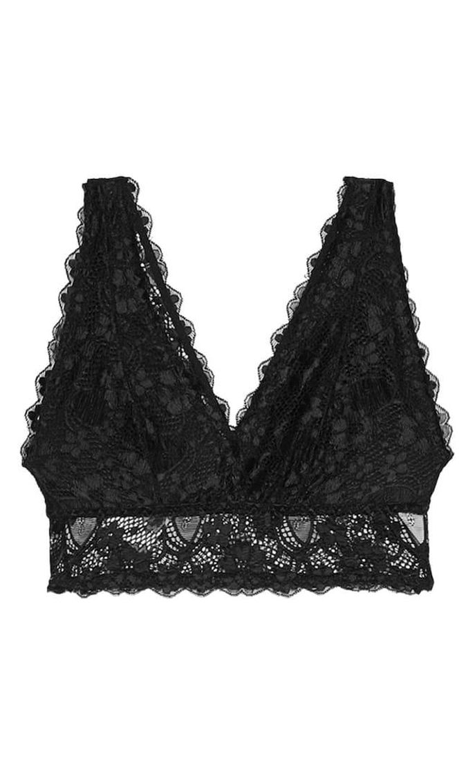 Moda Bralette de renda 