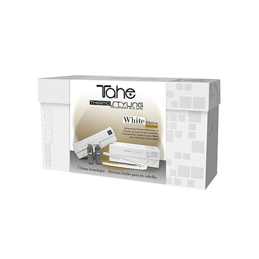 Tahe ThermoStyling Pack Plancha para Pelo White Edition Plancha Millenium 2.0