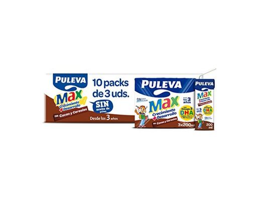 Puleva Max Leche Crecimiento y Desarrollo con Cacao y Cerales