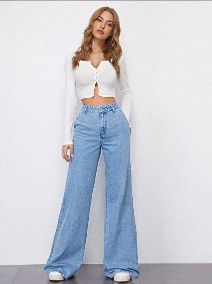 Moda Calça Jeans Azul