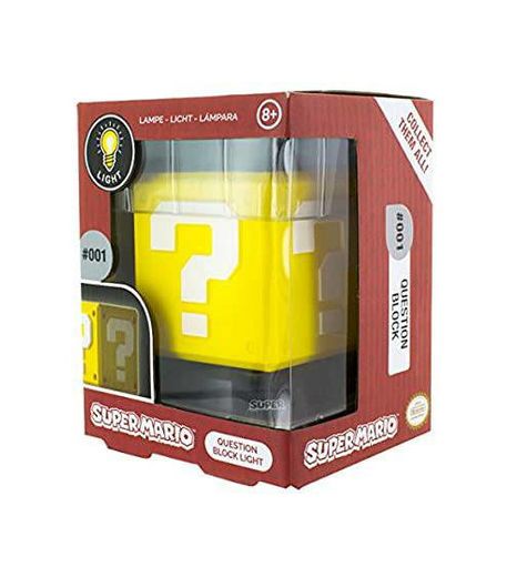 Luminaria Nintendo Super Mario Bros Question Block

