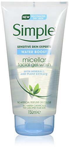 Social Simple agua Boost Micellar Gel lavado para la piel sensible