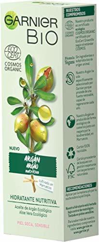 Social Garnier BIO Crema Hidratante con Aceite de Argán y Aloe Vera Ecológicos
