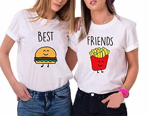 Product Camiseta Mejor Amiga Shirt Best Friend Moda Casual T-Shirt Friends TV Show