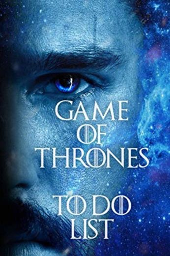 Game of thrones : To Do List Notebook: A Modern Notebook for