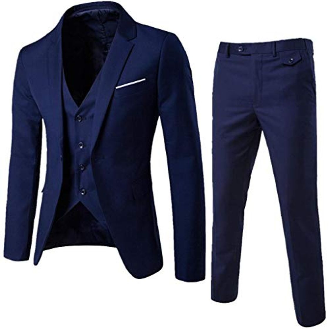 Social SHOBDW Hombre Traje Talla Grande de Manga Larga Abrigos de Invierno de