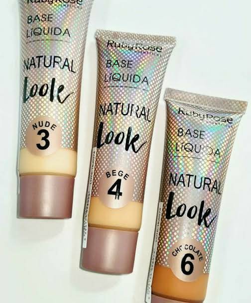 Base líquida Ruby Rose Natural Look Matte 🥰