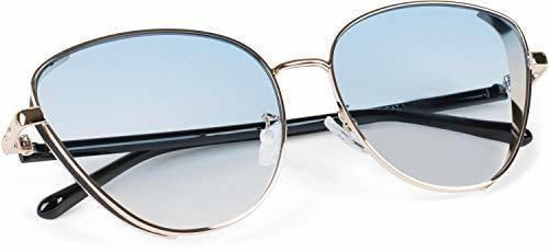 styleBREAKER gafas de sol de mujer de ojos de gato con elemento