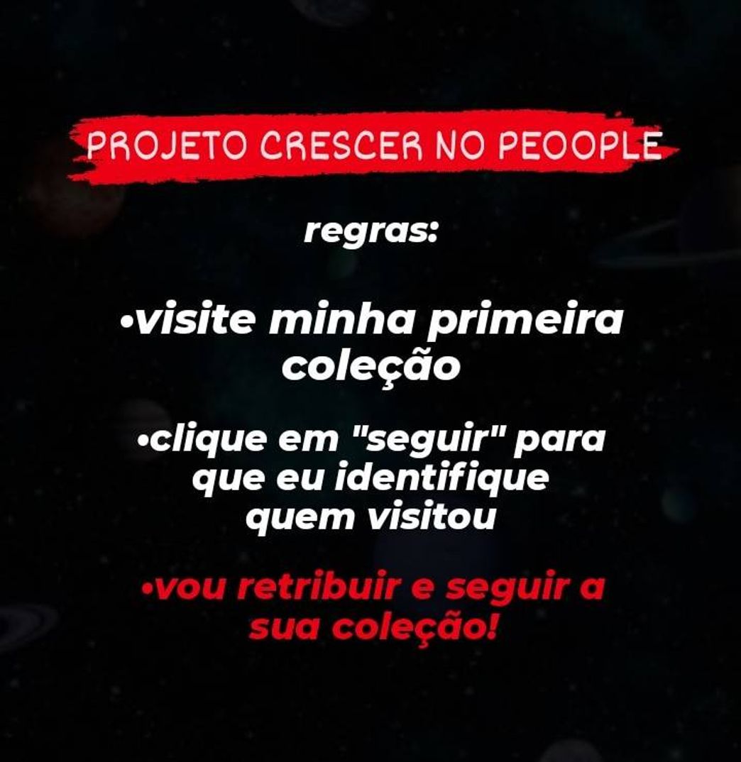 Fashion PROJETO CRESCER NO PEOOPLE🔥